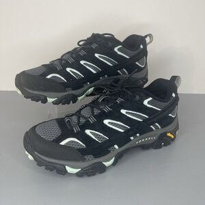 Merrell Shoes Womens 7.5 Moab 2 Vent Hiking Low Sneakers J19908 Black Pre-owned
